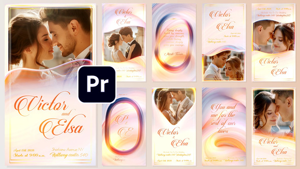 Photo of Wedding Invitation Instagram Reels Stories – Videohive 55337738