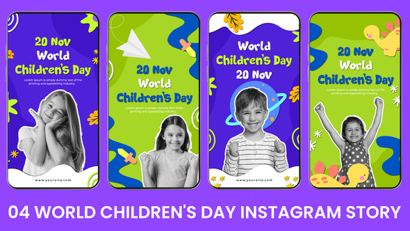 Photo of World Childrens Day Instagram Story – Videohive 55094626