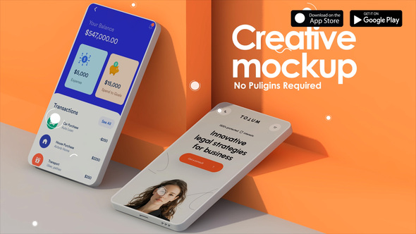 Photo of 3D App Mockup – Videohive 55816902