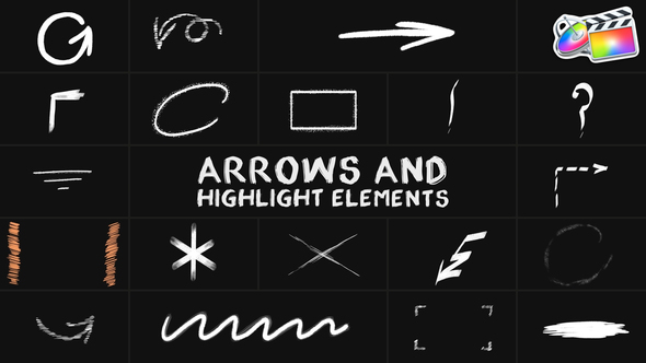 Photo of Arrows And Highlight Elements for FCPX – Videohive 55996394