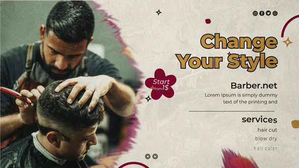 Photo of Barber Shop Promo – Videohive 55946012