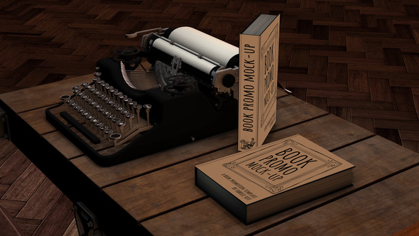 Photo of Book promotion in vintage and steampunk style – Videohive 55772230