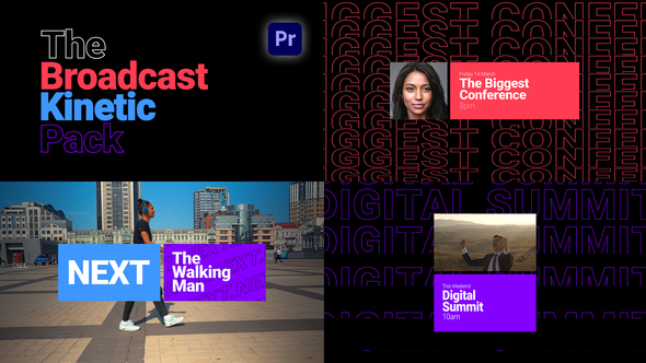 Photo of Broadcast Kinetic Pack for Premiere Pro – Videohive 36744997