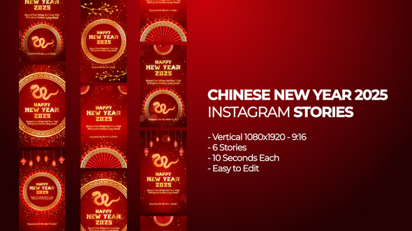 Photo of Chinese New Year 2025 Instagram Stories – Videohive 50446937