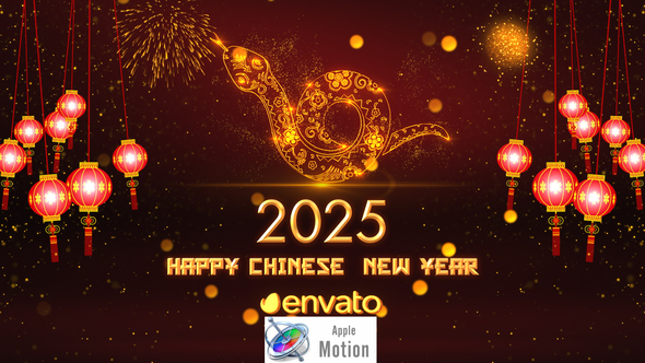 Photo of Chinese New Year Greetings 2025 – Apple Motion – Videohive 30080086