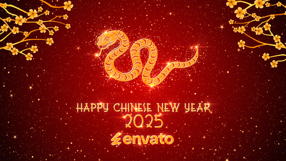 Photo of Chinese New Year Greetings 2025 – Videohive 19340637