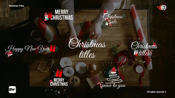 Photo of Chirstmas Titles – mogrt – Videohive 56047540