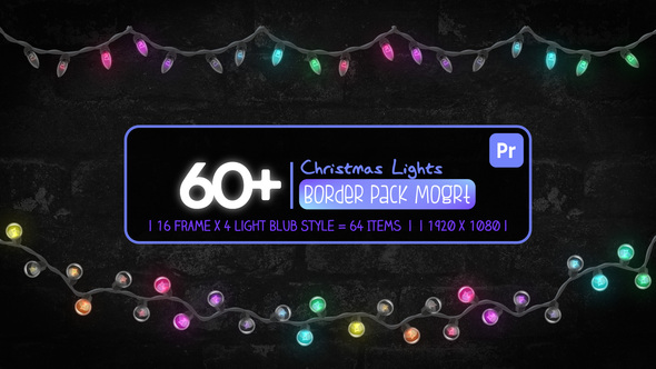 Photo of Christmas Border Lights Pack Mogrt – Videohive 55869153