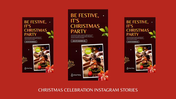 Photo of Christmas Celebration Instagram Stories – Videohive 55785608