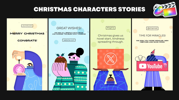 Photo of Christmas Characters Stories | FCPX – Videohive 55878971