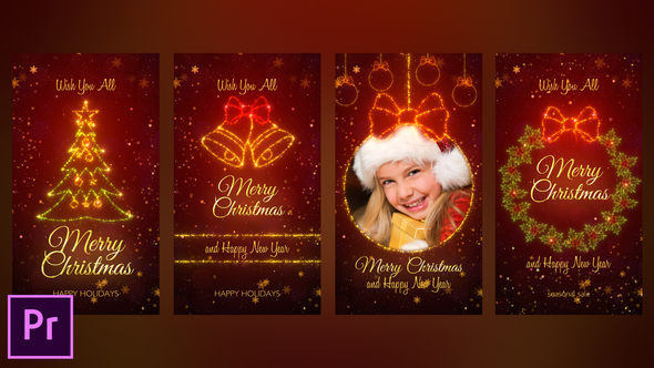 Photo of Christmas Greetings Instagram Stories – Premiere Pro – Videohive 55754760