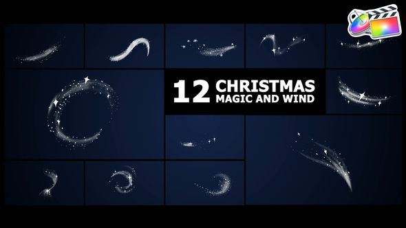 Photo of Christmas Magic Wind Elements | FCPX – Videohive 55784610