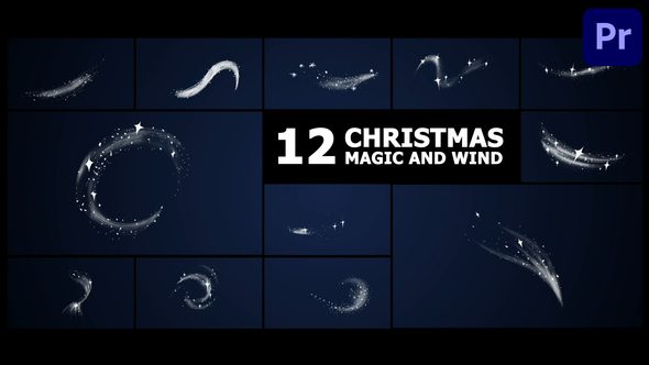 Photo of Christmas Magic Wind Elements | Premiere Pro MOGRT – Videohive 55760805