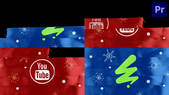 Photo of Christmas Ribbon Logo for Premiere Pro – Videohive 55849494