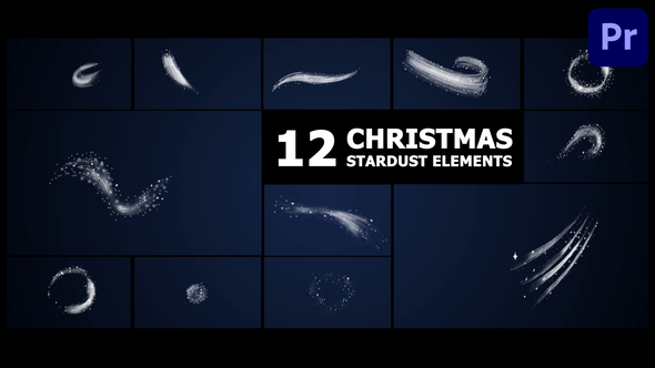 Photo of Christmas Stardust Elements | Premiere Pro MOGRT – Videohive 55740952