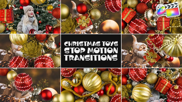 Photo of Christmas Toys Stop Motion Transitions for FCPX – Videohive 56044073