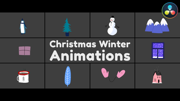 Photo of Christmas Winter Animations for DaVinci Resolve – Videohive 55761422