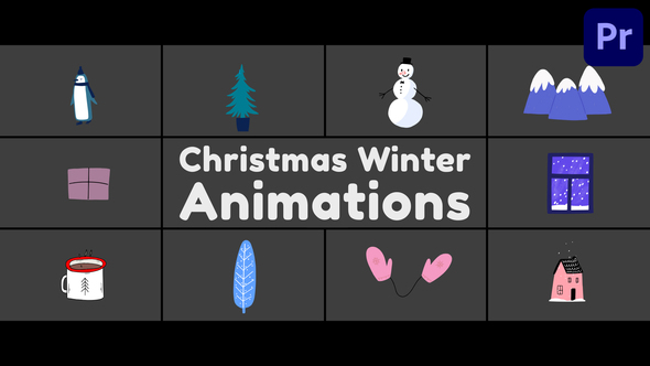 Photo of Christmas Winter Animations for Premiere Pro – Videohive 55708427