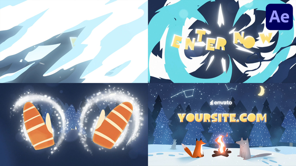 Photo of Christmas Winter Forest Logo | After Effects – Videohive 55782622