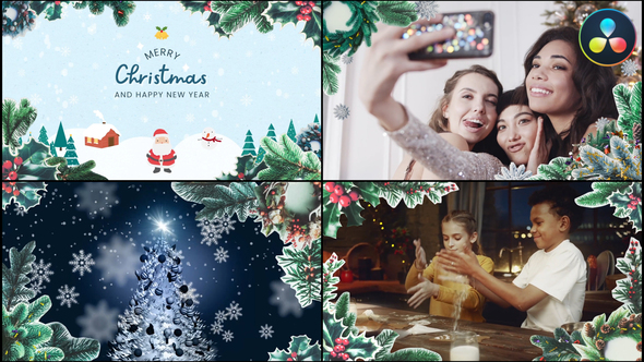 Photo of Christmas Wreath Frames | DaVinci Resolve – Videohive 55955603