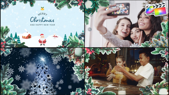 Photo of Christmas Wreath Frames | FCPX – Videohive 55918171