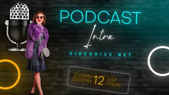 Photo of Creative Podcats Intro V2 | Neon (MOGRT) – Videohive 55813861