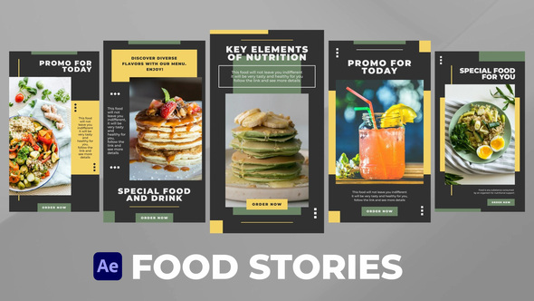 Photo of Food Stories for After Effects – Videohive 55833814