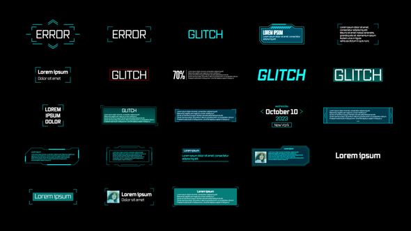 Photo of Glitch Titles – Videohive 55877545