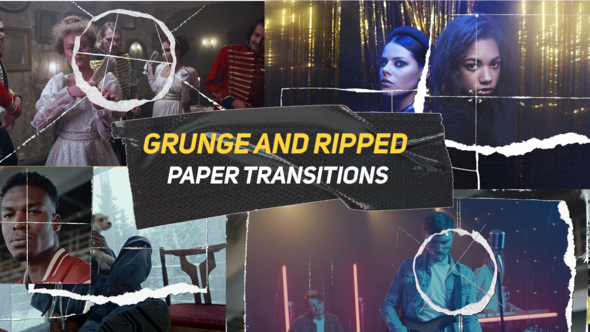 Photo of Grunge And Ripped Paper Transitions – Videohive 56035213