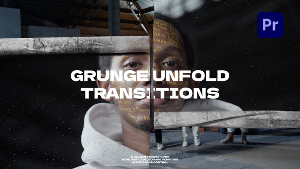 Photo of Grunge Unfold Transitions – Videohive 56057191