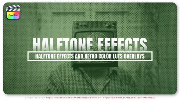 Photo of Halftone Effects and Retro Color LUTs Overlays – Videohive 56044974