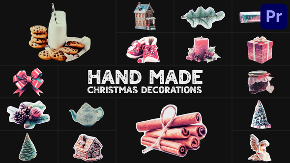 Photo of Hand Made Christmas Decorations | Premiere Pro MOGRT – Videohive 55692501