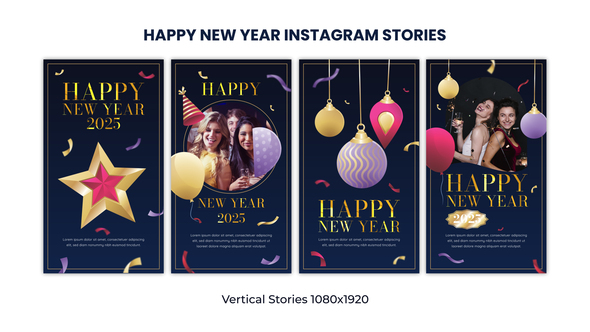 Photo of Happy New Year 2025 Instagram Stories | New Year 2025 Wishes – Videohive 55782871