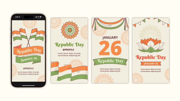 Photo of Indian Republic Day Instagram Stories – Videohive 55825254