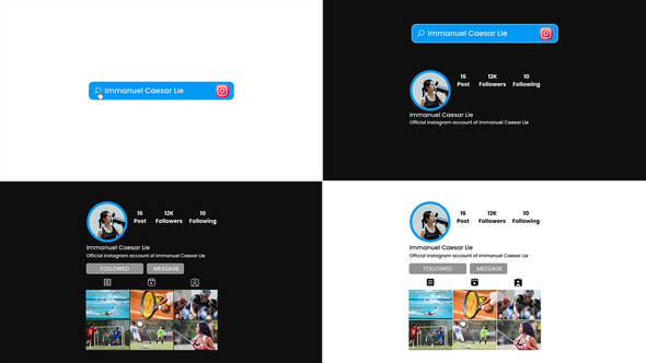 Photo of Instagram Search Profile Result Davinci Resolve – Videohive 55773749