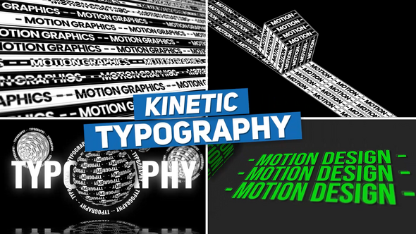 Photo of Kinetic Typography Pack – looping animation – Videohive 55834742