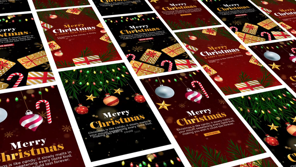 Photo of Merry Christmas Instagram Story – Videohive 55835371