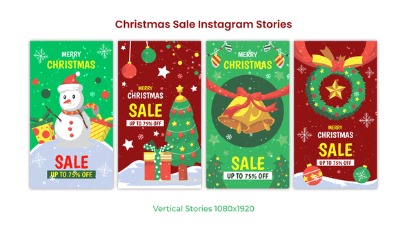 Photo of Merry Christmas Sale Instagram Stories – Videohive 55899330