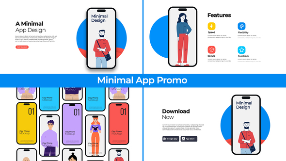 Photo of Minimal App Promo – Videohive 55751815