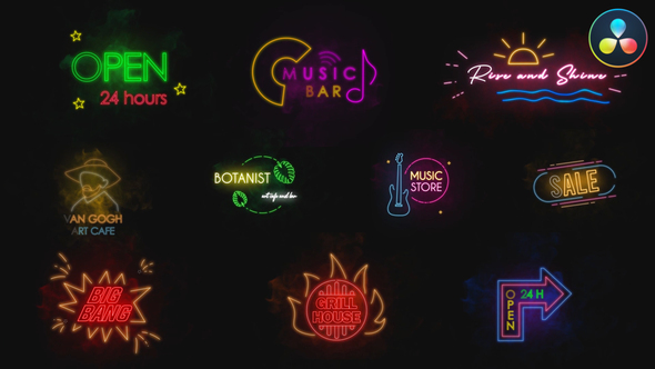 Photo of Neon Titles for DaVinci Resolve – Videohive 55727904