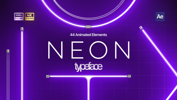 Photo of Neon Typeface – Videohive 55903435