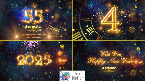 Photo of New Year Countdown 2025 – Apple Motion – Videohive 21082188