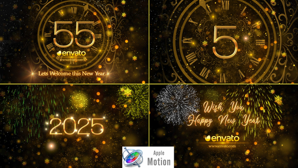 Photo of New Year Countdown 2025 – Apple Motion – Videohive 29620696