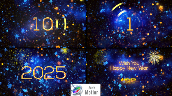 Photo of New Year Countdown 2025 – Apple Motion – Videohive 55888818