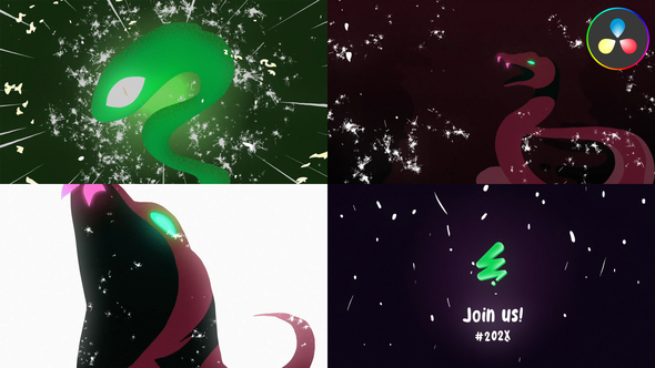 Photo of New Year Snake Opener | DaVinci Resolve – Videohive 55971113