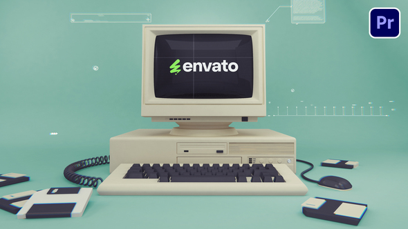 Photo of Old Computer Logo – Videohive 55810008