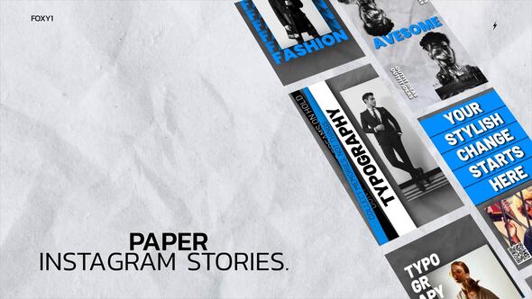 Photo of Paper Instagram Stories – Videohive 55864764