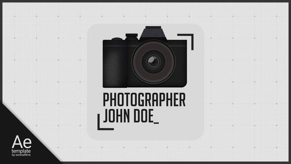 Photo of Photographer Logo – Videohive 55857203