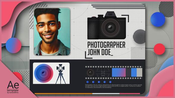 Photo of Photographer Profile – Videohive 55856830