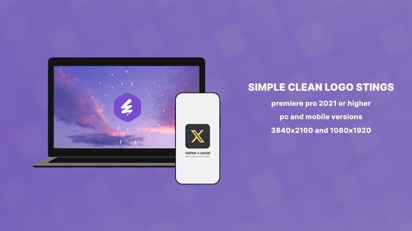 Photo of Premiere Pro Simple Clean Logo Stings for PC and Mobile – Videohive 55927196